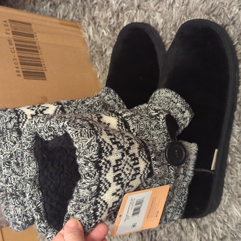 MUK LUKS Women's Janie Knit Cuff Mid-Calf Boot - Picture 5 of 9